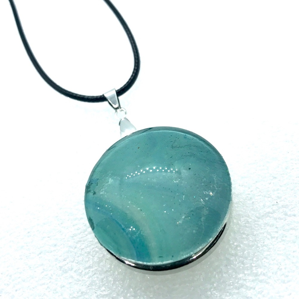 Statement Snap pendant with handmade 30mm snap SJ30 simple round StyleDot
